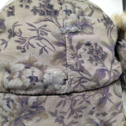 シュプリーム Supreme 12AW Pinwale Cord Trooper Hat 花柄 裏ボア フライト キャップ メンズ