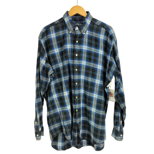 ラルフローレン RALPH LAUREN BLAIRE スモールポニー刺繍 チェック L/S BD シャツ メンズ import:L