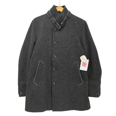 ミッシェルクランオム MICHEL KLEIN HOMME スタンドカラーウールショートステンカラーコート メンズ JPN:46