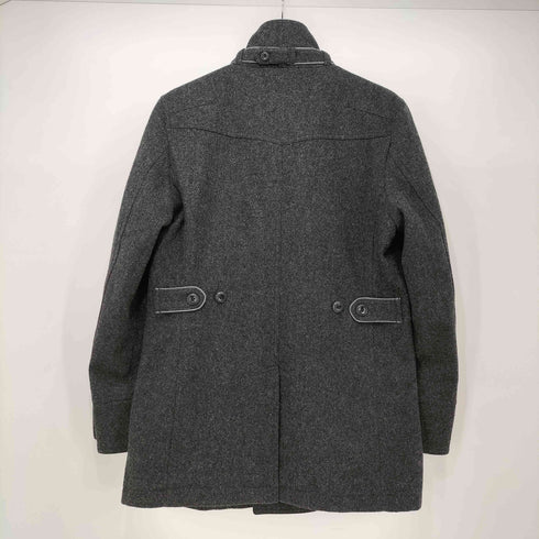 ミッシェルクランオム MICHEL KLEIN HOMME スタンドカラーウールショートステンカラーコート メンズ JPN:46