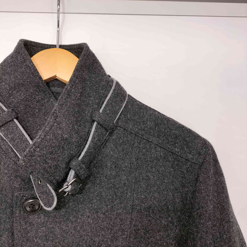 ミッシェルクランオム MICHEL KLEIN HOMME スタンドカラーウールショートステンカラーコート メンズ JPN:46