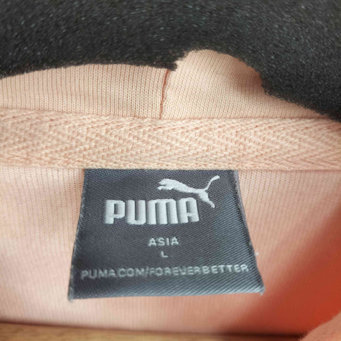 プーマ PUMA ロゴ刺繍 ベロアパーカー レディース import:L