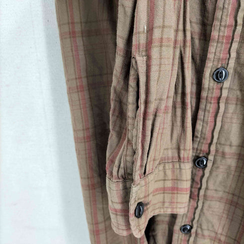 ポロジーンズカンパニーラルフローレン POLO JEANS COMPANY RALPH LAUREN 90-00S チェック L/S シャツ ネコ目ボタン メンズ import:M