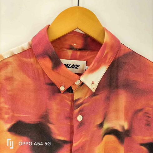 パレス PALACE 19SS BLURRY FLOWER SHIRT ブラーリー フラワー L/S レーヨン 100% シャツ メンズ import:M