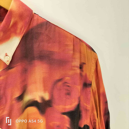パレス PALACE 19SS BLURRY FLOWER SHIRT ブラーリー フラワー L/S レーヨン 100% シャツ メンズ import:M