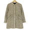ザラ ZARA ツイード ノーカラー比翼ジップジャケット レディース S
