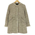 ザラ ZARA ツイード ノーカラー比翼ジップジャケット レディース S