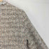 ザラ ZARA ツイード ノーカラー比翼ジップジャケット レディース S