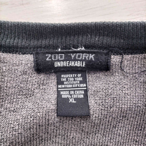 ズーヨーク ZOO YORK 90-00S ラグランスリーブコットンニット メンズ import:XL