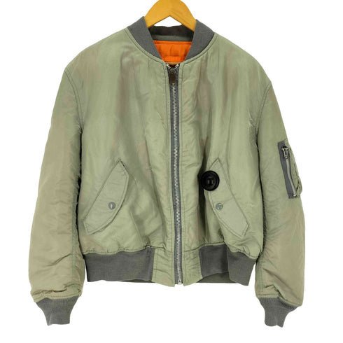 アルファインダストリーズ ALPHA INDUSTRIES USA製 リバーシブル フライトジャケット MA-1 メンズ large
