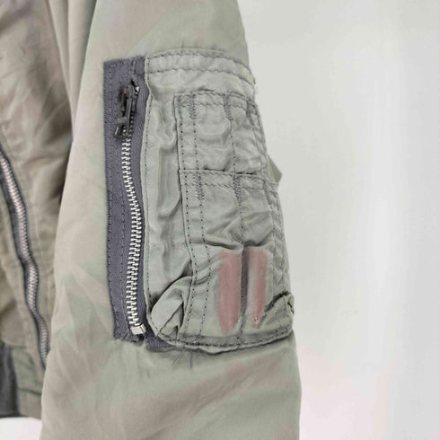 アルファインダストリーズ ALPHA INDUSTRIES USA製 リバーシブル フライトジャケット MA-1 メンズ large