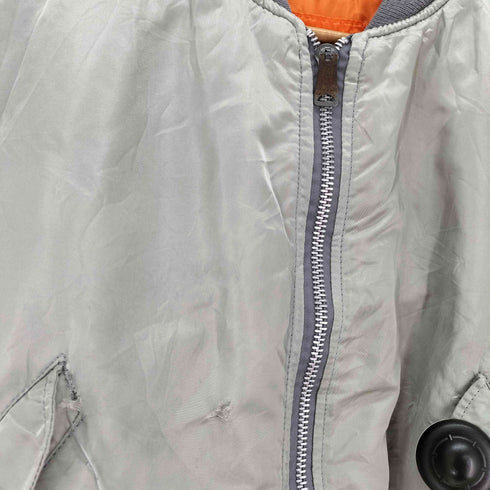 アルファインダストリーズ ALPHA INDUSTRIES USA製 リバーシブル フライトジャケット MA-1 メンズ large