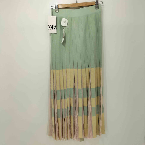 ザラ ZARA プリーツ ニット スカート レディース JPN:S
