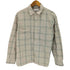 インヘリット INHERIT チェック柄 コットン L/S ボックスシャツ メンズ import:M