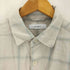 インヘリット INHERIT チェック柄 コットン L/S ボックスシャツ メンズ import:M