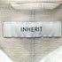インヘリット INHERIT チェック柄 コットン L/S ボックスシャツ メンズ import:M