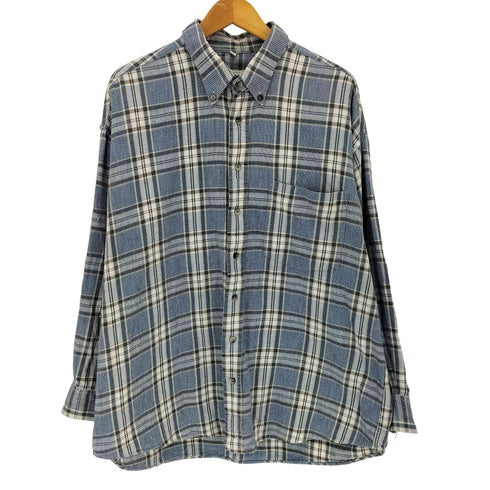 キャンダ CANDA チェック柄 L/S シャツ メンズ 43-44 17-17 1/2