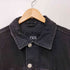 ザラ ZARA ペイント ダメージ加工 デニムジャケット メンズ import:M