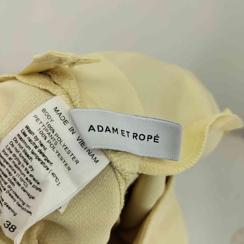 アダムエロペ Adam et Rope ダブルリネンライクフレアパンツ レディース JPN:38