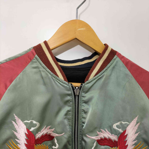 ディーゼル DIESEL ホーク刺繍 リバーシブル スーベニアジャケット スカジャン メンズ import:M