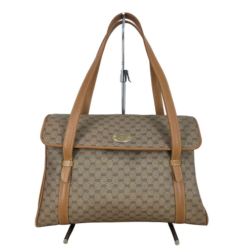 グッチ GUCCI OLD マイクロGG PVC ハンドバッグ レディース