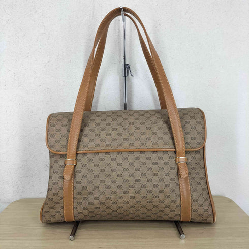 グッチ GUCCI OLD マイクロGG PVC ハンドバッグ レディース