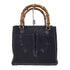グッチ GUCCI OLD バンブー スエード ハンドバッグ レディース