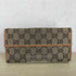 グッチ GUCCI GGキャンバス Wホック 長財布 レディース