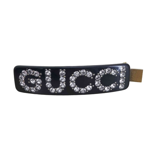 グッチ GUCCI Cyrstal Hair Clip ヘアクリップ ライトストーン レディース