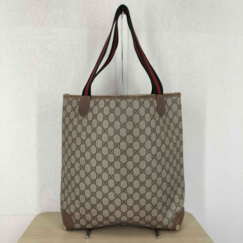 グッチ GUCCI OLD GGスプリーム シェリーライン トートバッグ レディース