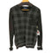 フレッドペリー FRED PERRY タータン パネル Vネック セーター メンズ import:L