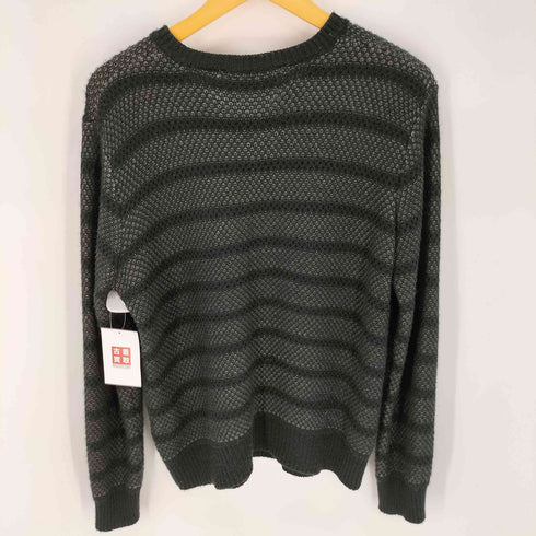 メンズメルローズ MENS MELROSE Vネック アクリル ボーダー セーター メンズ JPN:4