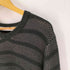 メンズメルローズ MENS MELROSE Vネック アクリル ボーダー セーター メンズ JPN:4