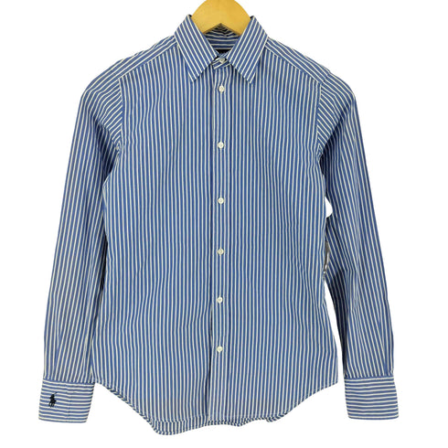 ラルフローレン RALPH LAUREN 袖ポニー ストライプ柄 シャツ レディース 2 155/84a