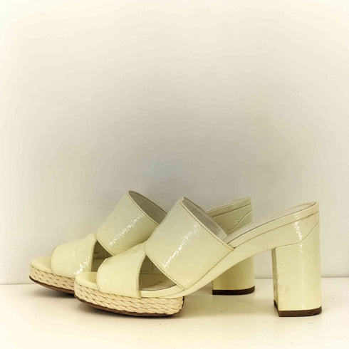 トリーバーチ TORY BURCH エナメルヒールサンダル レディース M