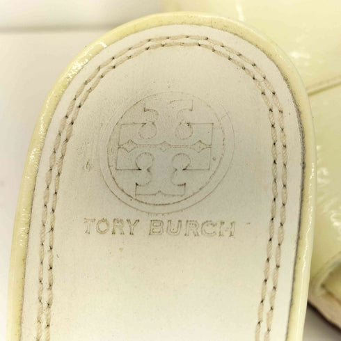 トリーバーチ TORY BURCH エナメルヒールサンダル レディース M