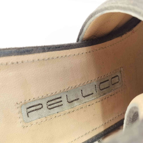 ペリーコ PELLICO スエードオープントゥサンダル レディース 37 1/2