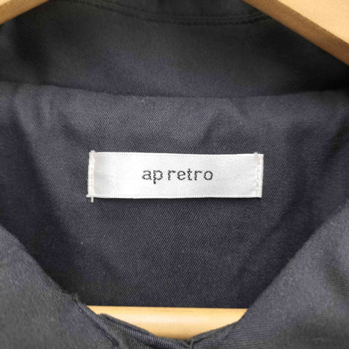 アプレトロ ap retro ステンカラースタンドロングコート レディース FREE