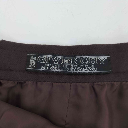 ジバンシィ GIVENCHY OLD 日本製 ウール タイトスカート レディース 8