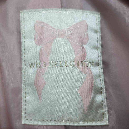 ウィルセレクション WILLSELECTION リボンベルト ダブルカラーコート レディース 1