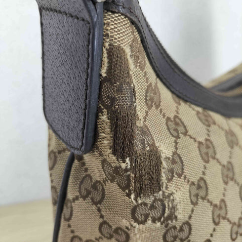 グッチ GUCCI GGキャンバス シェリーライン ショルダーバッグ レディース