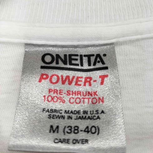 オニータ ONEITA 90-00s USA製 袖裾シングル Transworld Skateboarding Magazine クルーネック 半袖Tシャツ メンズ import:M