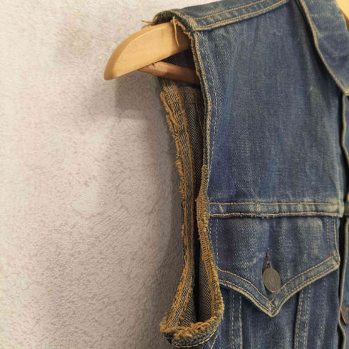 リーバイス Levis 60S 557B Big E 3rd カットオフデニムベスト メンズ 14