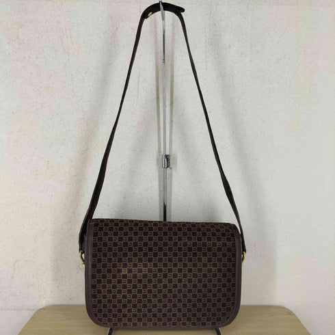 グッチ GUCCI OLD オールド GG柄 スエード ショルダーバッグ レディース