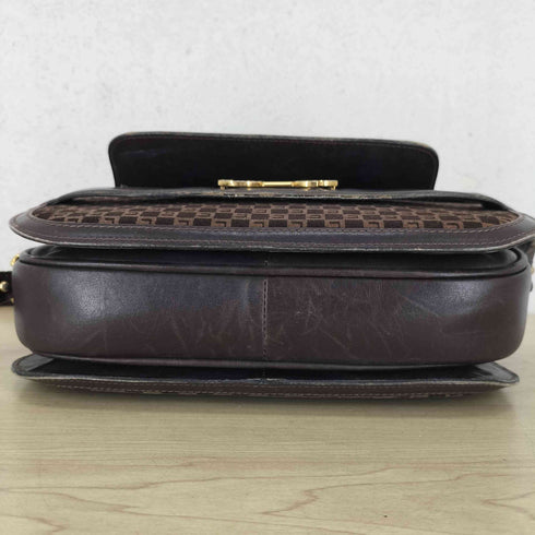 グッチ GUCCI OLD オールド GG柄 スエード ショルダーバッグ レディース