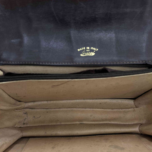 グッチ GUCCI OLD オールド GG柄 スエード ショルダーバッグ レディース