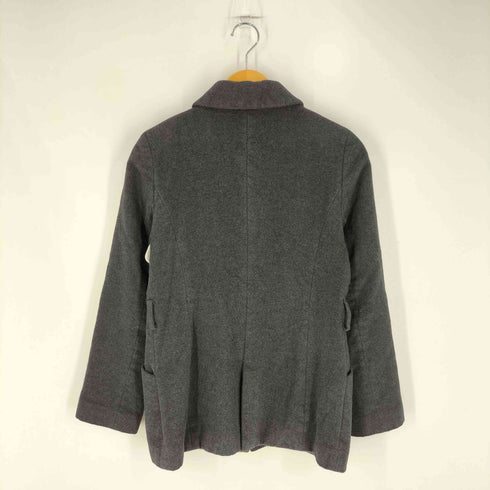 ナチュラルビューティーベーシック NATURAL BEAUTY BASIC 00S ウール混 アンゴラ 比翼 ジャケット レディース JPN:S