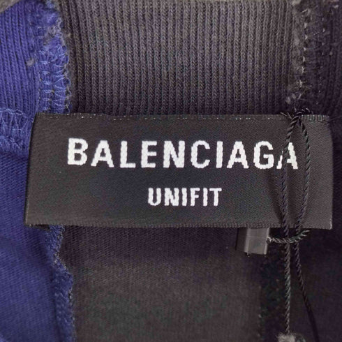 バレンシアガ BALENCIAGA 再構築 UNIFIT ロゴデザインTシャツ メンズ XXS
