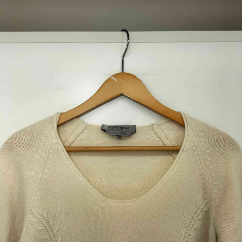 90s SPORTMAX イタリア製 ウールカシミヤ ラグラン ニットセーター レディース import:M