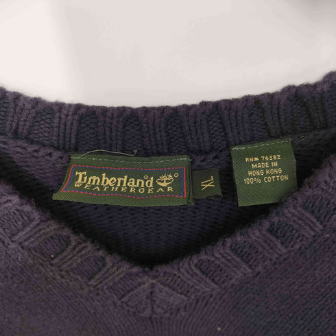 ティンバーランド Timberland 90s WEATHERGEAR コットンニット ベスト メンズ import:XL